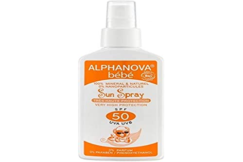 Alphanova - Crema solar bebe f50 bio spray