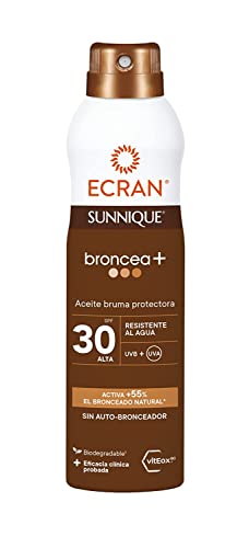 Ecran Sunnique Broncea+, Aceite Bronceador - 250 ml