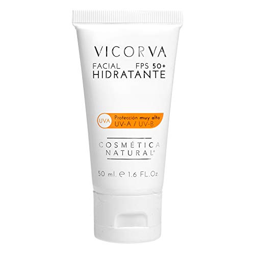 VICORVA - Hidratante y Protector Facial FPS50+ - Protección...