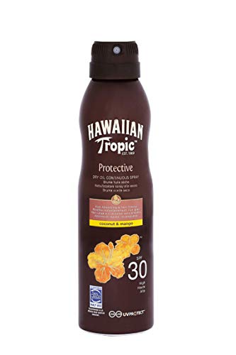 Hawaiian Tropic - Protective Bruma Aceite Seco SPF 30 -...