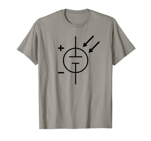 Símbolo esquemático de célula solar fotovoltaica Camiseta