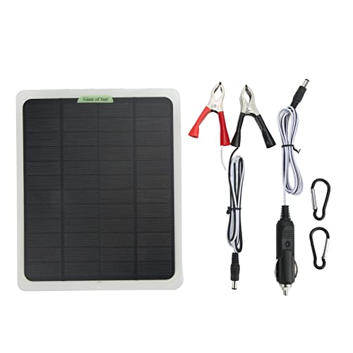 KIMISS Kit de Cargador de Batería de Panel Solar, Kit de...