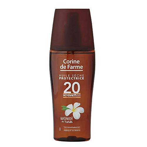 Corine de Farme - Aceite seco protector y bronceador, FPS...