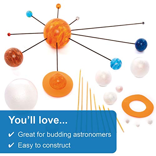 Imagen de pruebas de maqueta del sistema solar 3D para niños