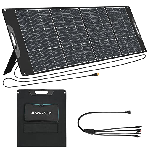 SWAREY Panel Solar 200W, Placa Solar Portátil ETFE...