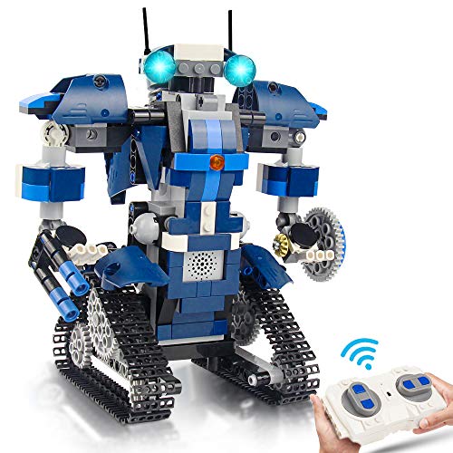 Gxi Construcción Robot Juguete ingeniería Stem Robot de Control Remoto 405 Piezas Conjunto Creativo, vehículos de construcción Juguetes Regalos para 8 9 10 11 12 años niños y niñas