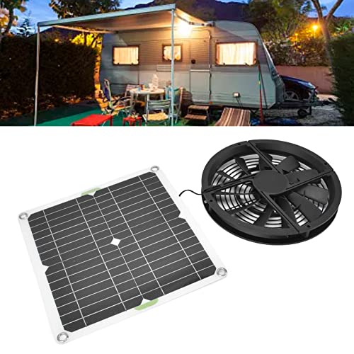 Kit de Ventilador Solar de 100 W, Potente Ventilador Solar Y...