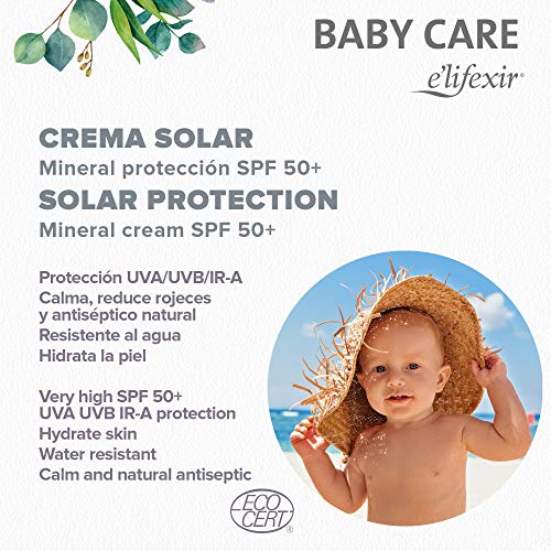 Testando crema solar mineral para bebés