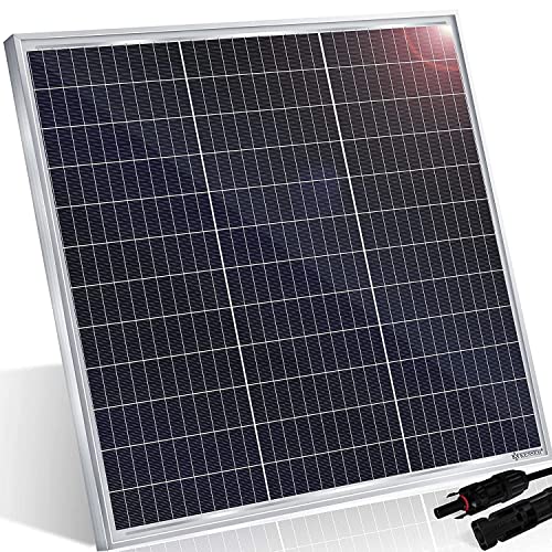KESSER® Panel Solar Monocristalino - 18 V para baterías de...